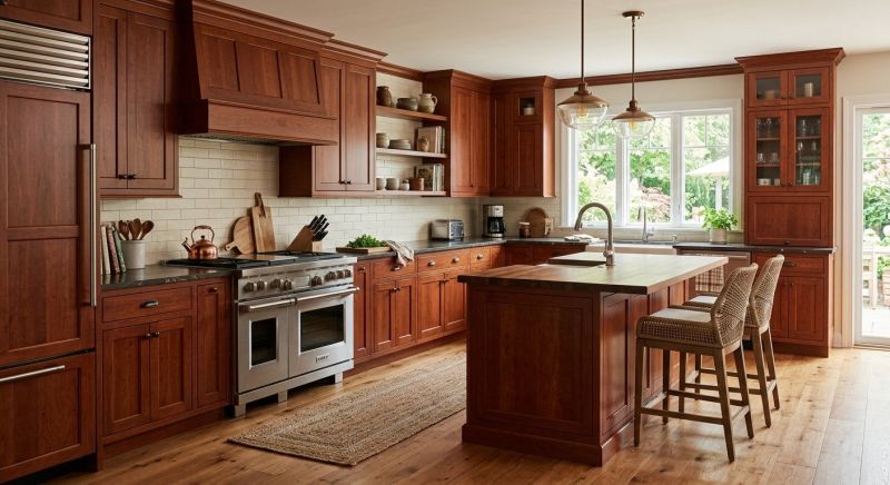 Cherry Cabinet Remodeling in Franklin, TN