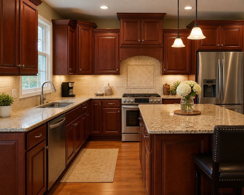 Cherry Cabinet Remodeling in Franklin, TN